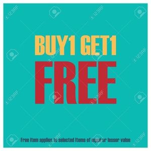 Buy 1 get 1 free